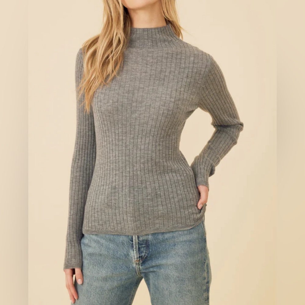 OGD Carter Merino Mockneck - Slate